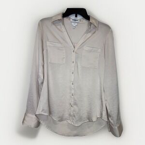 Express Cream Button Down Shirt